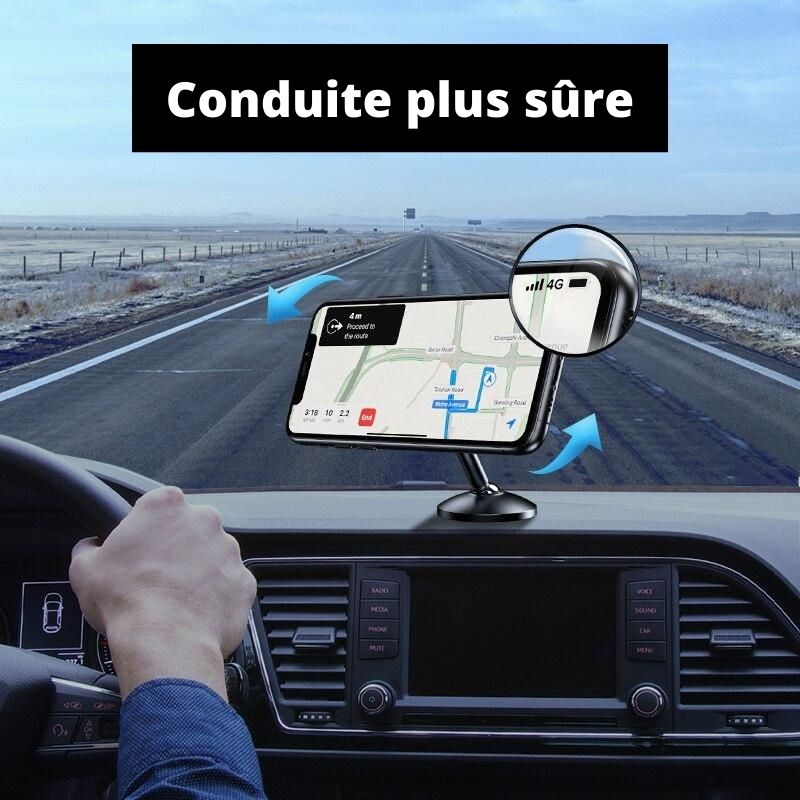 Support téléphone voiture collant magnétique